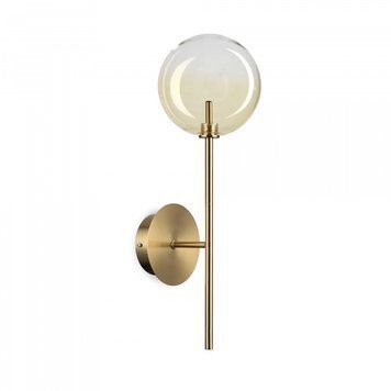 Бра Ideal Lux 345321 EQUINOXE AP1, Brass/Amber