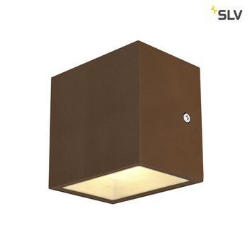 Настінний вуличний світильник SLV SITRA CUBE WL1002034, Коричневий, Коричневий, Іржавий, Іржавий