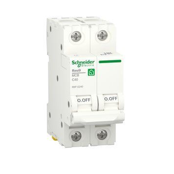 Автоматичний вимикач RESI9 Schneider Electric 40 А, 2P, крива С, 6кА