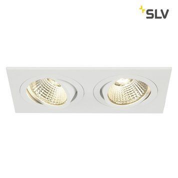 Точковий світильник SLV NEW TRIA LED 2 SQUARE SET 113921, Білий, Білий, Білий, Білий