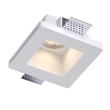 Світильник точковий врізний KLOODI KD-GIPS SQ120 H60, Білий