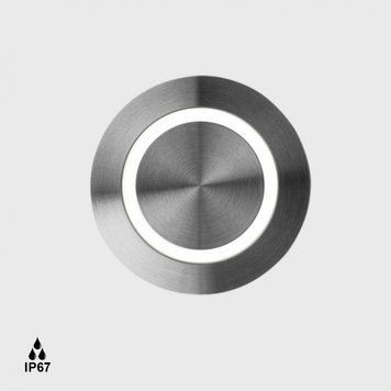 Подсветка LTX IN WALL RING,  3000К, Steel