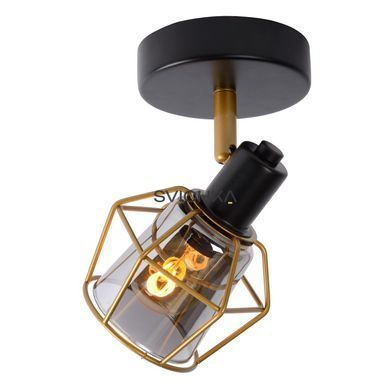 Потолочный точечный светильник Lucide NILA 1xE14 Black
