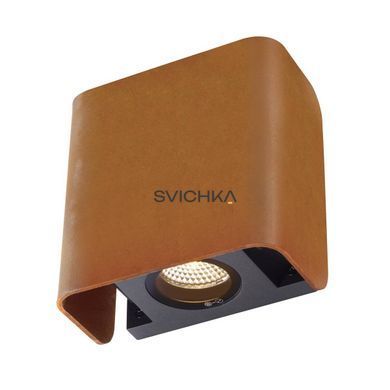 Настінне вуличне бра SLV 1002902 MANA OUT, Коричневий, Коричневий, Іржавий, Чорний, Іржавий