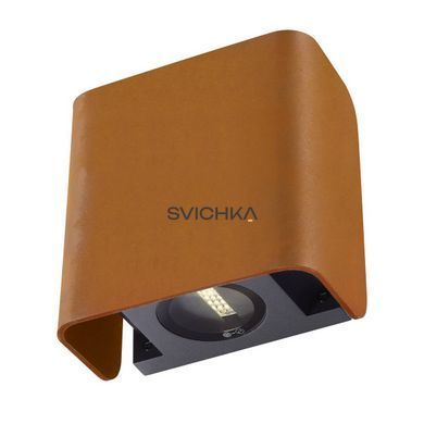 Настінне вуличне бра SLV 1002902 MANA OUT, Коричневий, Коричневий, Іржавий, Чорний, Іржавий