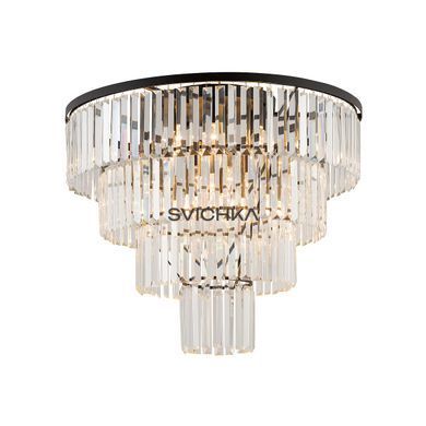 Стельова люстра Nowodvorski CRISTAL L Black/Transparent