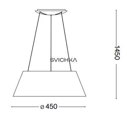 Підвісний світильник Ideal Lux Cloe sp, Чорний