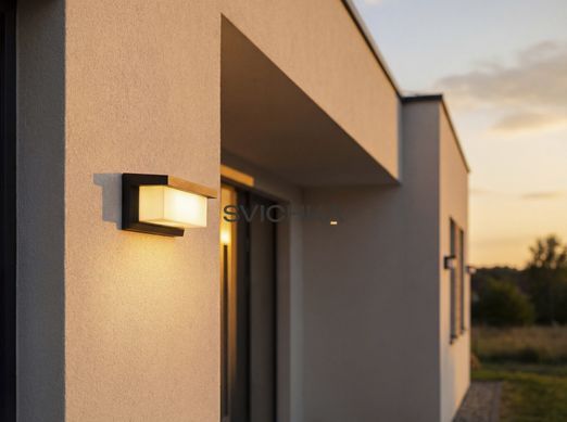 Фасадний світильник Kanlux 45817 LERTO EL LED, Black