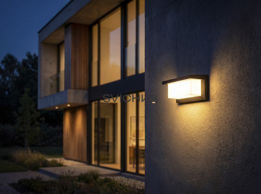 Фасадний світильник Kanlux 45817 LERTO EL LED, Black