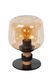 Настільна лампа Lucide ILONA &Oslash; 18 cm 1xE27 Amber, Amber, Чорний, Бурштинний, Бурштинний