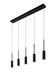 Подвесной светильник Lucide TUBULE LED 5x7W 2700K Black, BLACK
