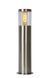 Вуличний стовпчик Lucide FEDOR 1xE27 IP44 Satin Chrome, Satin Chrome