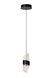 Подвесной светильник Lucide KLIGANDE &Oslash; 13 cm LED 1x9W 2700K Black, BLACK, Прозрачный, Черный