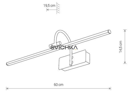 8170 Світильник Nowodvorski GIOTTO LED CN, Латунь