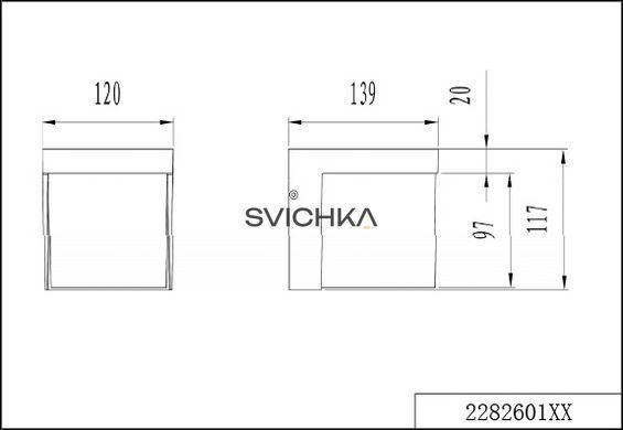 Вуличний світильник Trio Yangtze 228260101, Білий