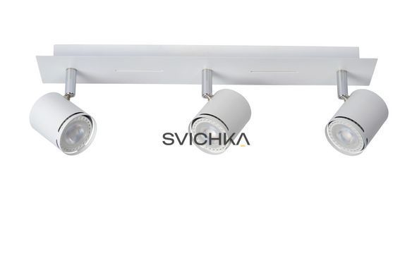 Потолочный точечный светильник Lucide RILOU LED Dim. GU10 3x5W 3000K White
