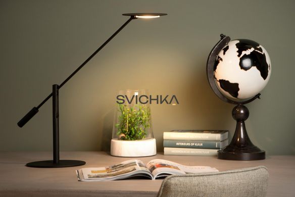 Настольная лампа Lucide ANSELMO LED Dim. 1x9W 3000K Black