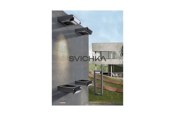 Вуличний ліхтар AZzardo FRAME IP54 SPIKE, Black, Чорний, Чорний, Чорний