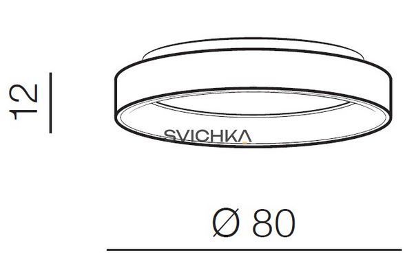Стельовий світильник Azzardo SOLVENT 80, White