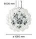 Подвесной светильник Flos Taraxacum 88 F7441000, Прозрачный, Алюминий, Прозрачный