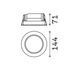 Ideal Lux BASIC ACCENT 20W 4000K - WHITE 193373