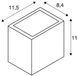 Настінний вуличний світильник SLV SITRA CUBE WL1002034, Коричневий, Коричневий, Іржавий, Іржавий