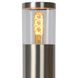Вуличний стовпчик Lucide FEDOR 1xE27 IP44 Satin Chrome, Satin Chrome