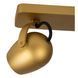 Потолочный точечный светильник Lucide PRESTON LED Dim to warm GU10 2x5W 2200K/3000K Matt Gold / Brass, Matt Gold / Brass