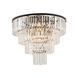 Стельова люстра Nowodvorski CRISTAL L Black/Transparent
