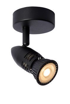 Потолочный точечный светильник Lucide CARO &Oslash; 9 cm 1xGU10 Black