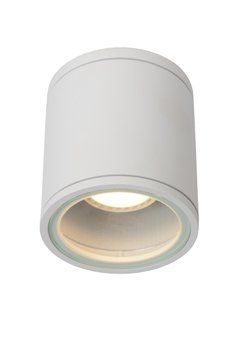 Стельовий точковий світильник для ванної Lucide AVEN &Oslash; 9 cm 1xGU10 IP65 White, WHITE, Білий, Білий