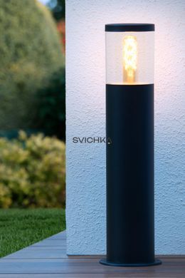 Вуличний стовпчик Lucide FEDOR 1xE27 IP44 Black, BLACK
