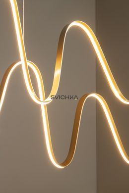 Подвесной светильник Lucide LAMBADA LED Dim. 2x55W 2700K/3200K Matt Gold / Brass