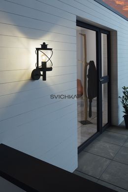 Вуличне бра Eglo Hilburn 94842, Чорний, Прозорий