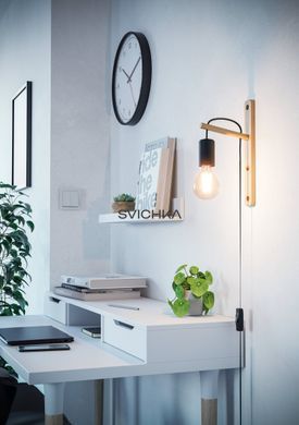 Настінний світильник Eglo 44013 POCKLEY, Black
