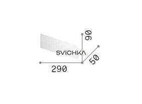 Бра Ideal Lux Zig Zag, 4000K, White