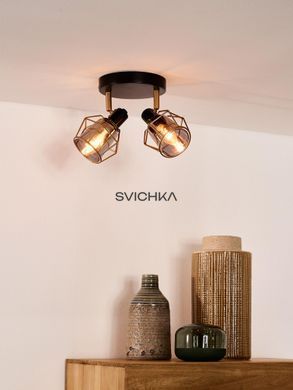 Потолочный точечный светильник Lucide NILA 2xE14 Black