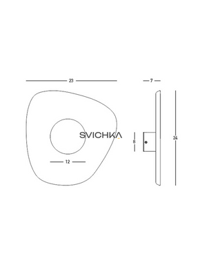 Настінний світильник Zambelis 23175 SCONCE ACOUSTIC, Grey