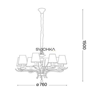 Ideal Lux PEGASO SP8 Белый 059242