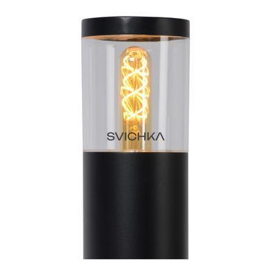 Вуличний стовпчик Lucide FEDOR 1xE27 IP44 Black, BLACK