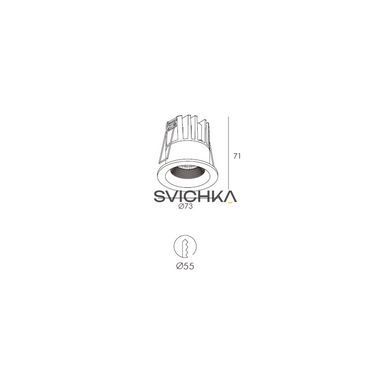 Встроенный светильник Skarlat RSL74232 10W WH 3000K