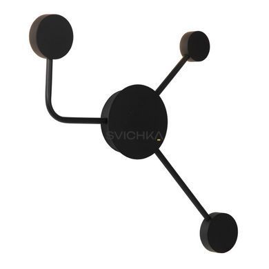 Настінний світильник Lucide JAYDEN LED 3x3,3W 3000K Black, BLACK
