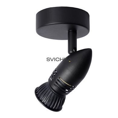 Стельовий точковий світильник Lucide CARO &Oslash; 9 cm 1xGU10 Black, BLACK