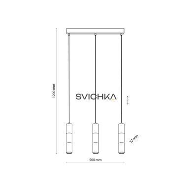 Подвесной светильник TK Lighting VIVIEN 3 Black/Gold