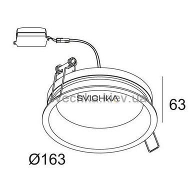 Точечный светильник Delta Light DIRO SBL M 202 296 83 W