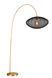 Торшер-дуга Lucide CORINA 1xE27 Black, BLACK, Matt Gold / Brass, Черный, Черный