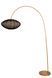 Торшер-дуга Lucide CORINA 1xE27 Black, BLACK, Matt Gold / Brass, Черный, Черный