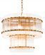 Підвісний світильник Eichholtz Ruby S Chandelier, brass/clear
