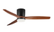 Стельовий вентилятор Nova Luce ALOA, Black/Dark Wood