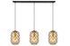 Подвесной светильник Lucide WOLFRAM 3xE27 Matt Gold / Brass, Matt Gold / Brass